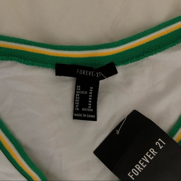 green and yellow varsity shirt - Picture 2 of 2